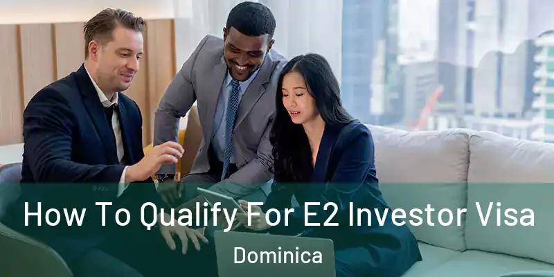  How To Qualify For E2 Investor Visa Dominica